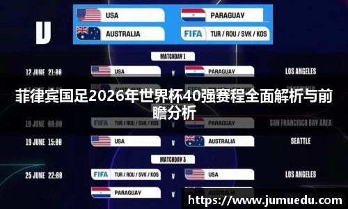 菲律宾国足2026年世界杯40强赛程全面解析与前瞻分析